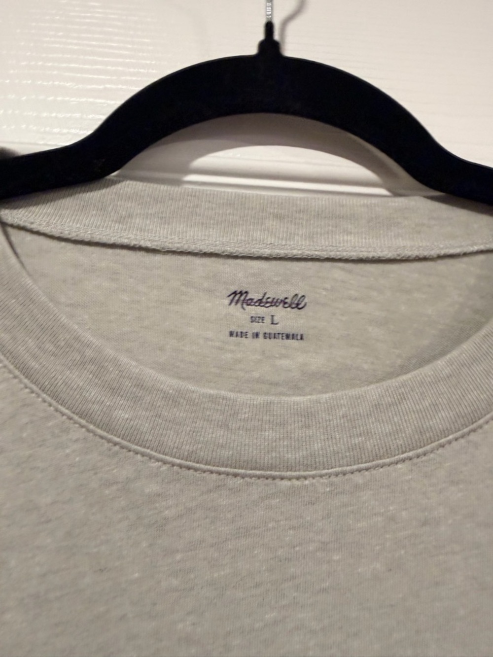 NWOT Madewell Size L Gray Lightweight Sleeveless Boxy Muscle Tee Shirt - Picture 10 of 11